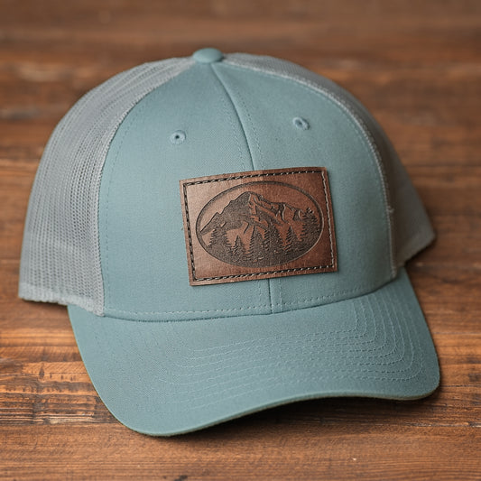 Mountain and Pine - Oval