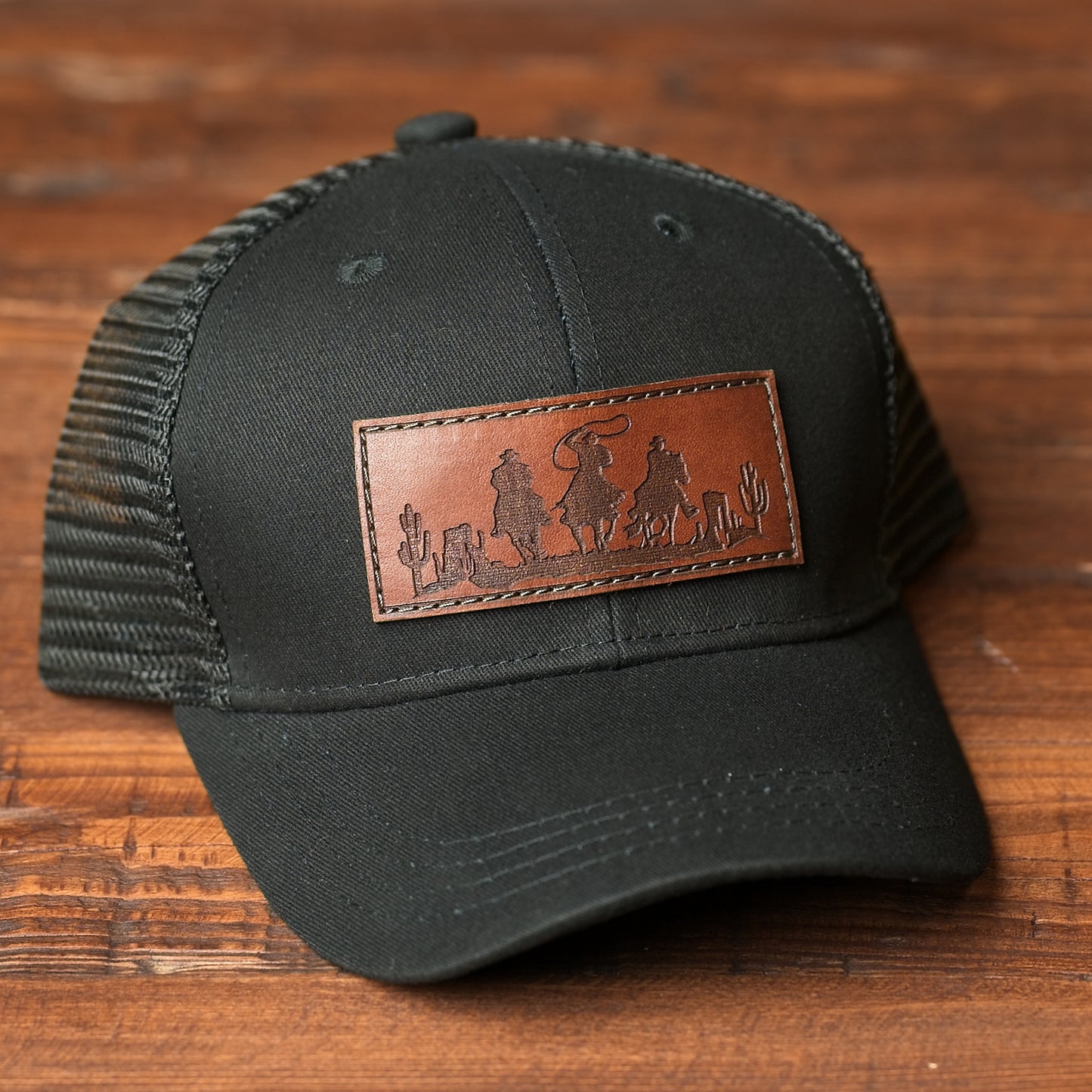 Youth & Infant Cowboys Leather Patch Hat