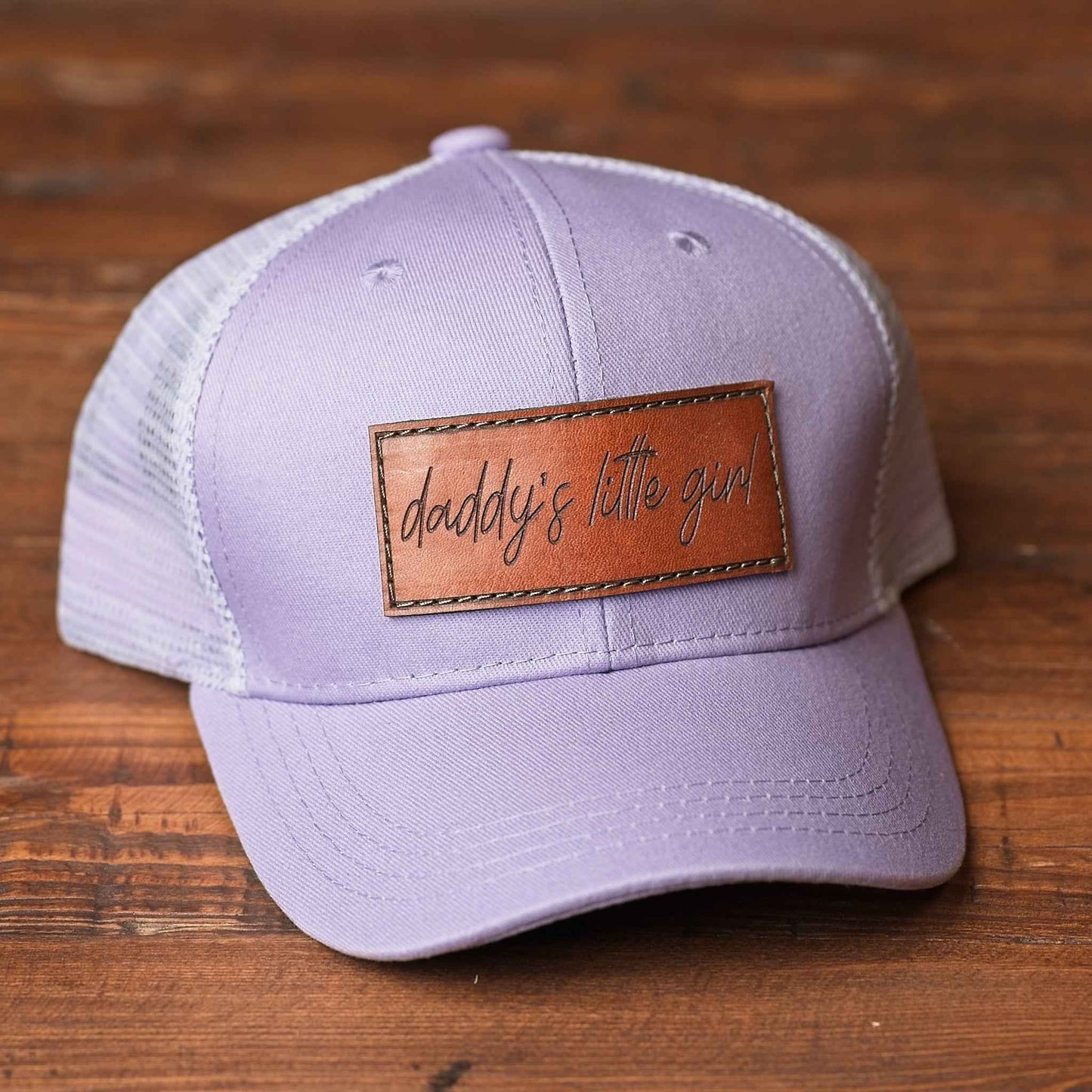 Youth & Infant Daddy's Little Girl Leather Patch Hat