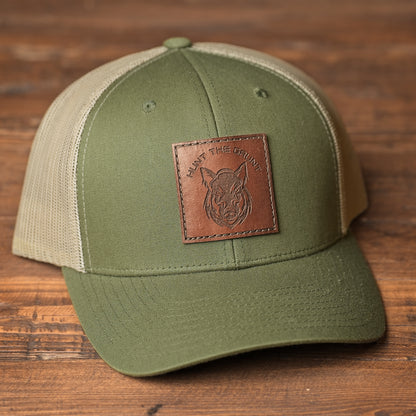 Hunt the Grunt Leather Patch Hat