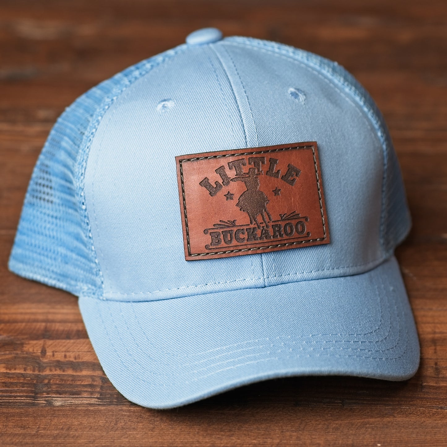 Youth & Infant Little Buckaroo Leather Patch Hat