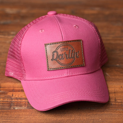 Youth & Infant Little Darlin' Leather Patch Hat