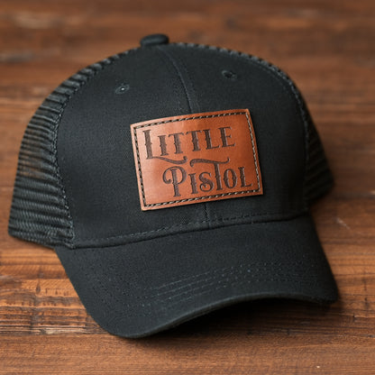 Youth & Infant Little Pistol Leather Patch Hat