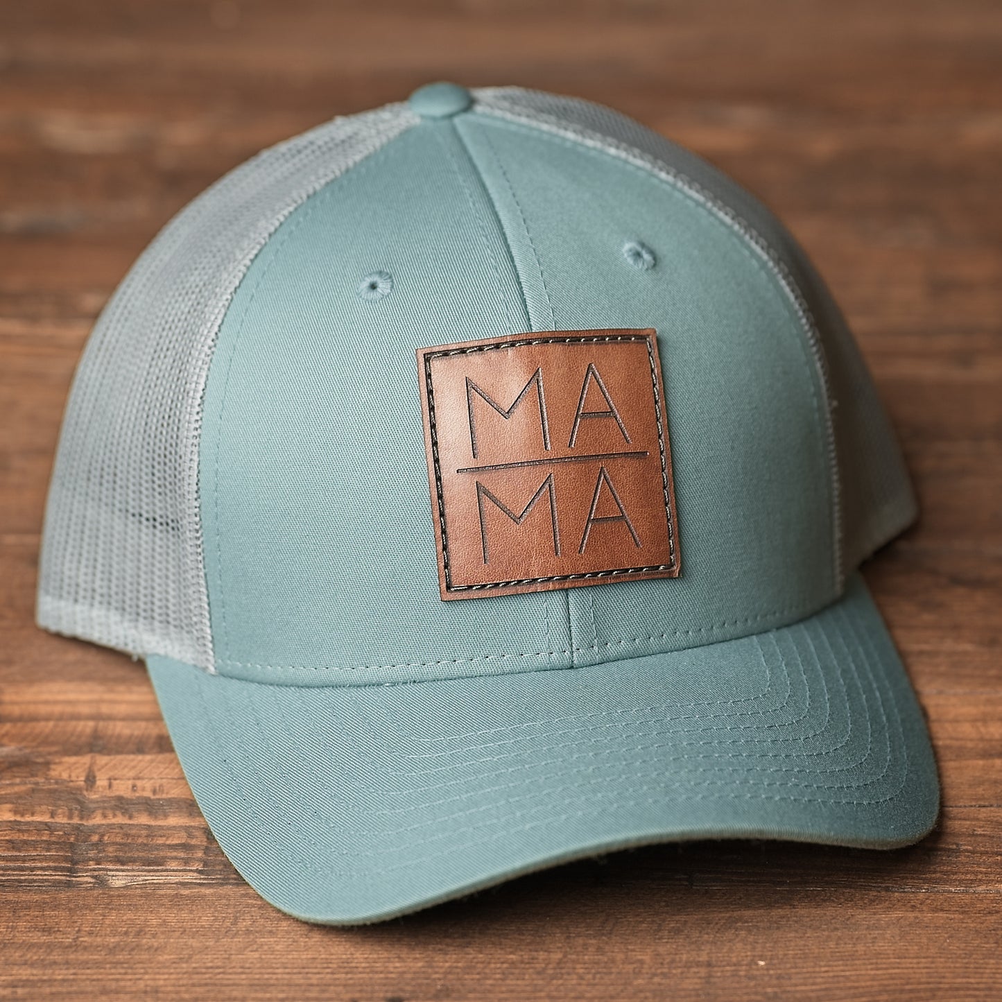 Mama Leather Patch Hat