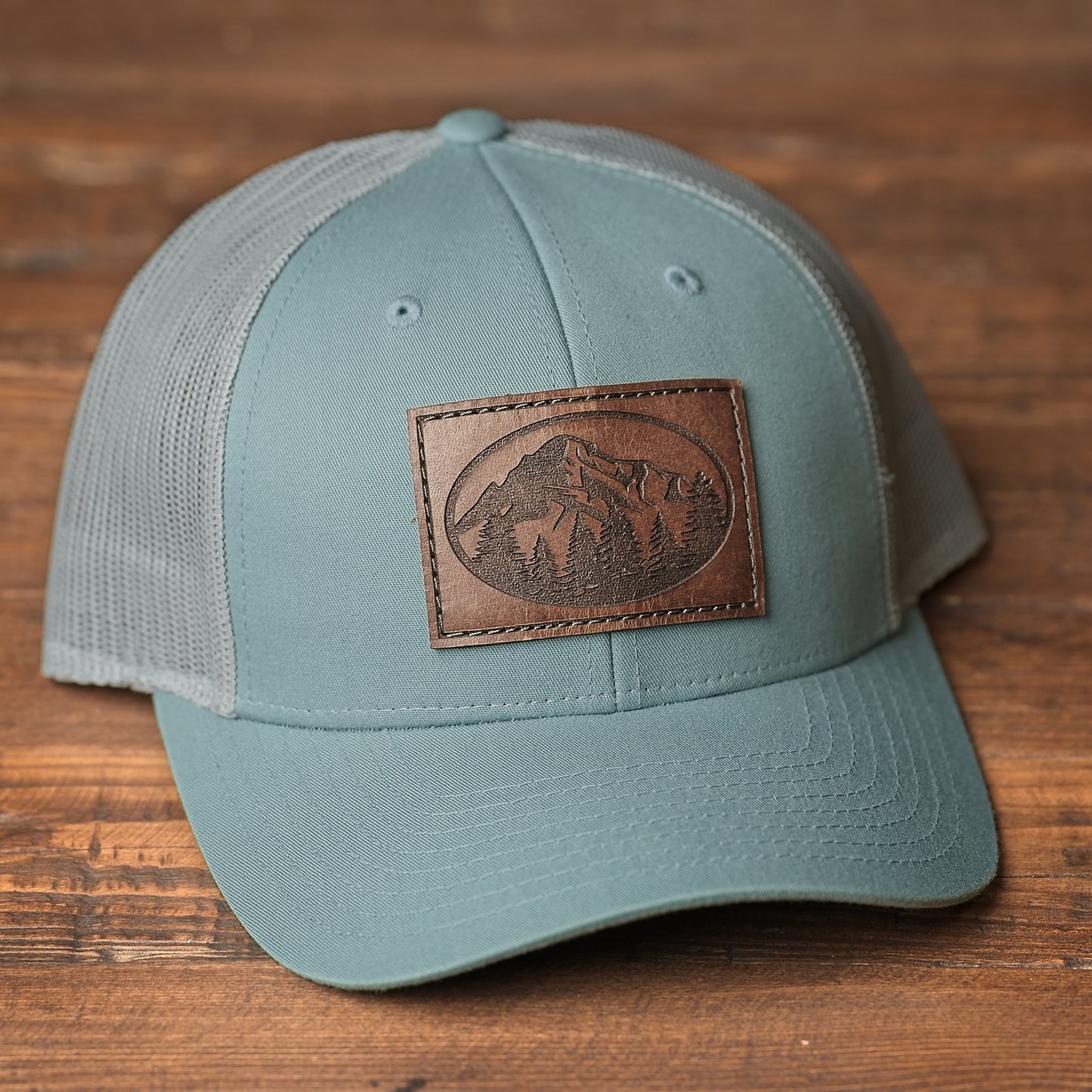 Mountain and Pine - Oval