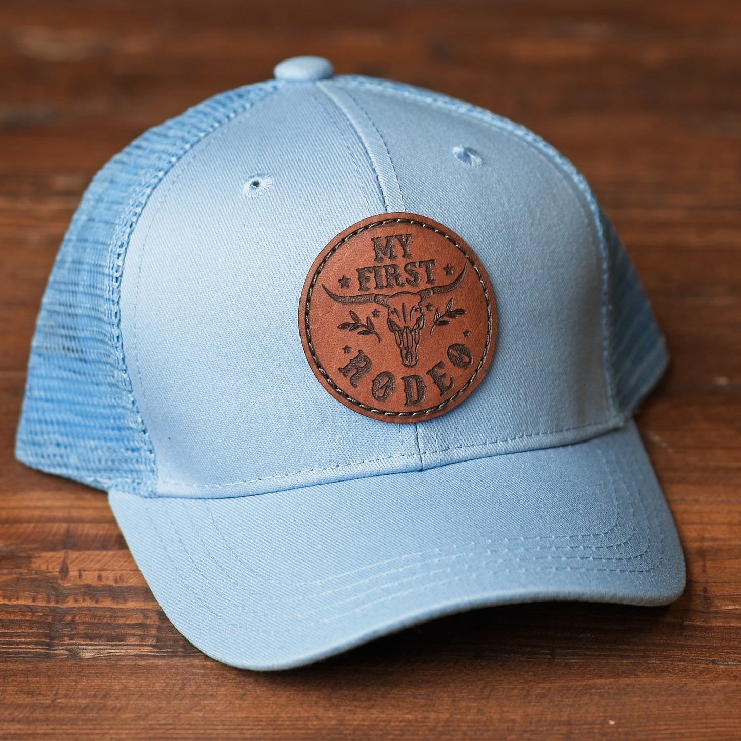 Youth & Infant My First Rodeo Leather Patch Hat