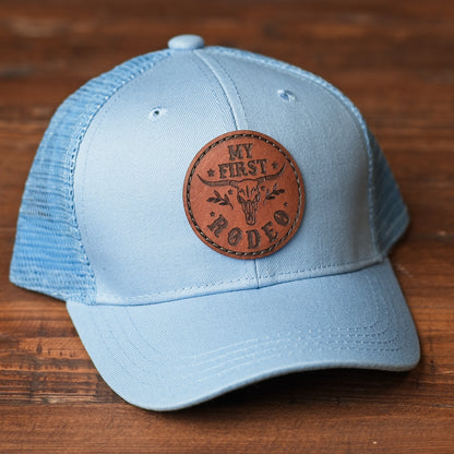 Youth & Infant My First Rodeo Leather Patch Hat