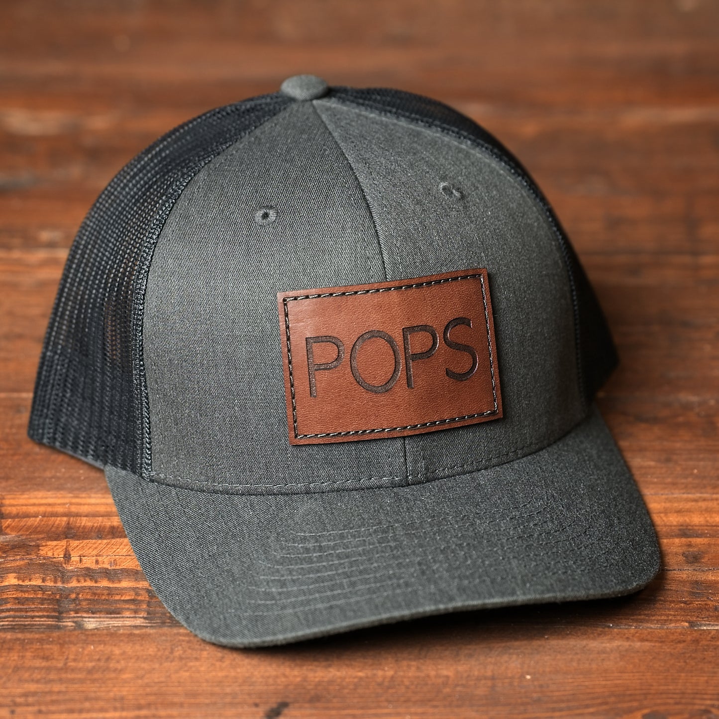 Papa / Tata / Pops Leather Patch Hat