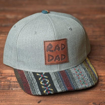 Rad Dad Leather Patch Hat