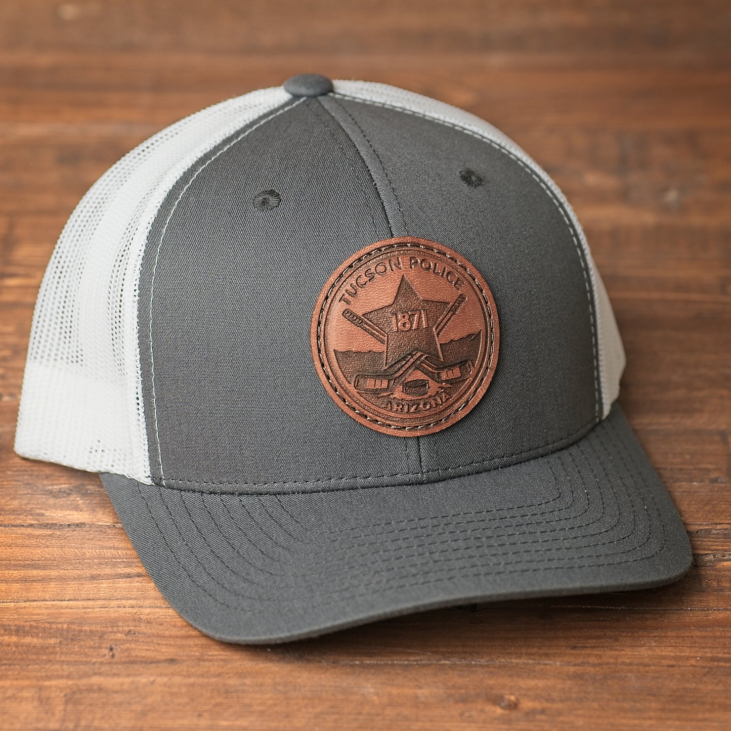 Tucson Police Hockey Leather Patch Hat